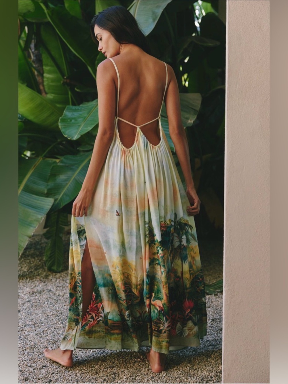 Anthropologie x Celandine Sleeveless Scenic Maxi Dress NWT - Picture 3 of 8